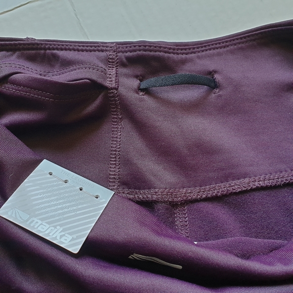 Marika Wild Plum Chill-Tek Soft Fleece Lined Active High Waist Active Leggings S - Picture 14 of 16